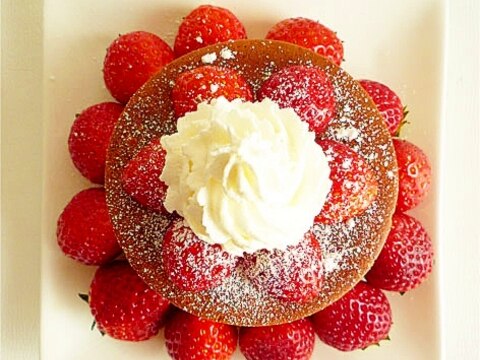 いちごのパンケーキ レシピ 作り方 By Liqueur 楽天レシピ いちごのパンケーキ レシピ 作り方 By Liqueur 楽天レシピ